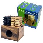 Four In A Row - 3D Wooden Strategy Game