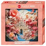 Paper-Like: White Castle - Square Jigsaw Puzzle