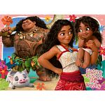 Disney Moana 2: Adventures in Oceania - 4 x 100 Piece Puzzles