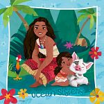 Disney Moana 2: Off to New Adventures - 3 x 49 Piece Puzzles