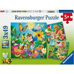 Bugs, Bugs, Bugs - 3 x 49 Piece Puzzles