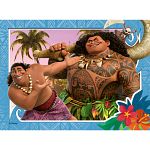Disney Moana 2: One Ocean, One Heart - 4 Puzzles In A Box