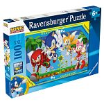 Sonic the Hedgehog: Kunckles, Sonic, Tails, Amy - 100 XXL Pieces