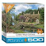 Cobble Walk Cottage - Large Piece Jigsaw Puzzle