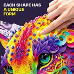 Lioness - 200 Piece Shaped Wooden Jigsaw Puzzle