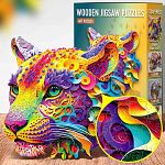 Lioness - 200 Piece Shaped Wooden Jigsaw Puzzle