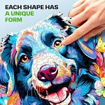 Dog - 200 Piece Shaped Wooden Jigsaw Puzzle