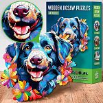 Dog - 200 Piece Shaped Wooden Jigsaw Puzzle