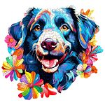 Dog - 200 Piece Shaped Wooden Jigsaw Puzzle
