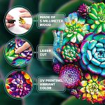 Succulent - 200 Piece Shaped Wooden Jigsaw Puzzle