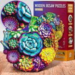 Succulent - 200 Piece Shaped Wooden Jigsaw Puzzle