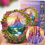 Magical Forest - 300 Piece Shaped Wooden Jigsaw Puzzle