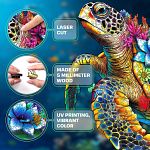 Turtle - 200 Piece Shaped Wooden Jigsaw Puzzle