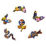 Wooden Jigsaw Puzzle: Fun Size - New Animal Butterfly