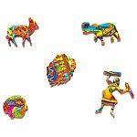 Wooden Jigsaw Puzzle: Fun Size - African Elephant