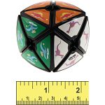 Void Pillowed Dino Cube - Black Body with Dino Stickers