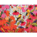Springtime Goldfinches - Large Piece