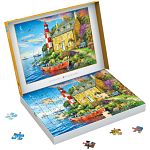 Connecting Pieces: The Cottage Lighthouse - 104 Piece Puzzle