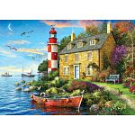 Connecting Pieces: The Cottage Lighthouse - 104 Piece Puzzle