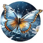 Rainbow Wooden Puzzle - Butterfly
