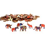 Rainbow Wooden Puzzle - Elephant