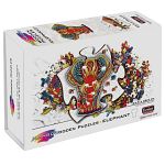 Rainbow Wooden Puzzle - Elephant