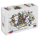Rainbow Wooden Puzzle - Cat