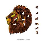 Rainbow Wooden Puzzle - Lion