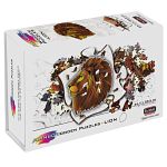 Rainbow Wooden Puzzle - Lion