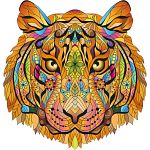 Rainbow Wooden Puzzle - Tiger