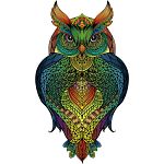 Rainbow Wooden Puzzle - Owl