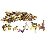 Rainbow Wooden Puzzle - Bernese Mountain