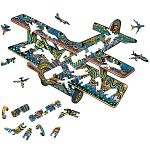Rainbow Wooden Puzzle - Double Decker