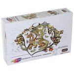 Rainbow Wooden Puzzle - Dragon