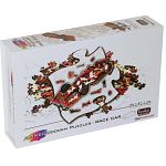 Rainbow Wooden Puzzle - Race Car