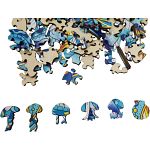 Rainbow Wooden Puzzle - Jellyfish