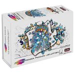 Rainbow Wooden Puzzle - Jellyfish