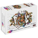 Rainbow Wooden Puzzle - Pirate Cat
