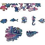 Rainbow Wooden Puzzle - Fighting Fish