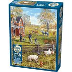 Young Family Farm - Large Piece