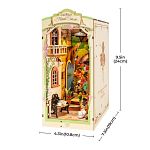 Rolife DIY Book Nook Shelf Insert (Bookend) - Floral Corner
