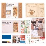 Rolife DIY Book Nook Shelf Insert (Bookend) - Floral Corner