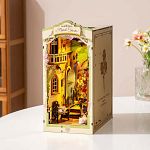 Rolife DIY Book Nook Shelf Insert (Bookend) - Floral Corner