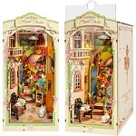 Rolife DIY Book Nook Shelf Insert (Bookend) - Floral Corner