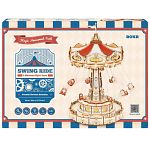 ROKR DIY Wooden Mechanical Music Box - Swing Ride