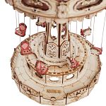 ROKR DIY Wooden Mechanical Music Box - Swing Ride