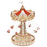 ROKR DIY Wooden Mechanical Music Box - Swing Ride
