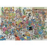 Jan van Haasteren Comic Puzzle - Ludo Battle (1000 Pieces)