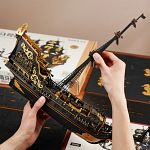 ROKR DIY Wooden Scale Model - The Seahorse Barque
