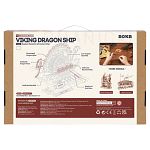 ROKR DIY Wooden Mechanical Model - Viking Dragon Ship